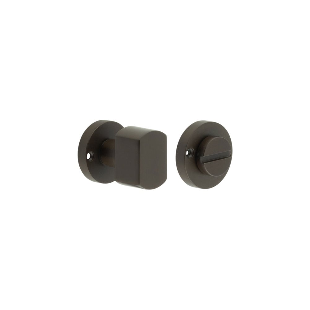High quality image of Frelan - Contemporary Dark Bronze Turn & Release for Mortice Knobs Sku. JV813DB