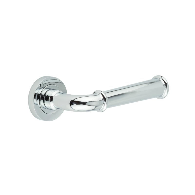 High quality image of Frelan - Classic Polished Chrome Lever on rose Sku. JV847PC