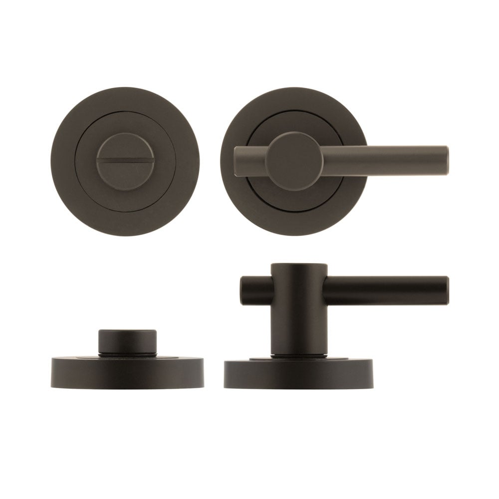 High quality image of Frelan - Jedo Dark Bronze Easy Thumb Turn & Lock | Sku. fh-jv856db | Trade Door Handles.