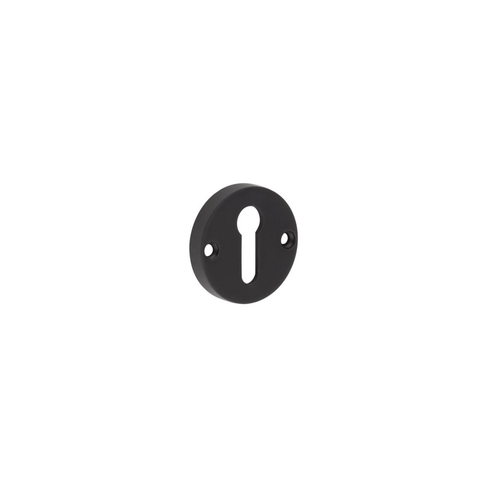 High quality image of Frelan - Contemporary Black Escutcheons for Mortice Knobs Sku. JV866MB