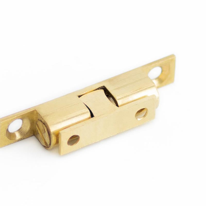 High quality image of Frelan - Jedo Double Ball Catches 50mm Polished Brass Sku. JV888BPB