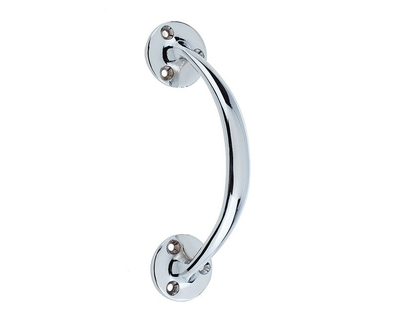 High quality image of Frelan - Jedo Bow Shape Pull Handles 152mm Polished Chrome Sku. JV96PC