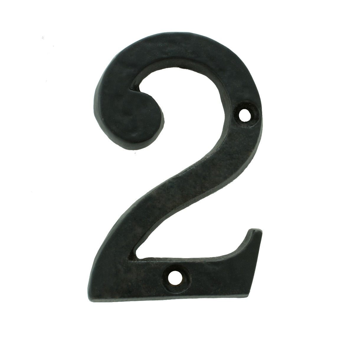 High quality image of Ludlow - Numeral 2 (Face Fix) - Black Antique | Sku. lf55492 | Trade Door Handles.