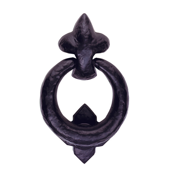High quality image of Ludlow - Ring Door Knocker - Black Antique | Sku. lf5590 | Trade Door Handles.
