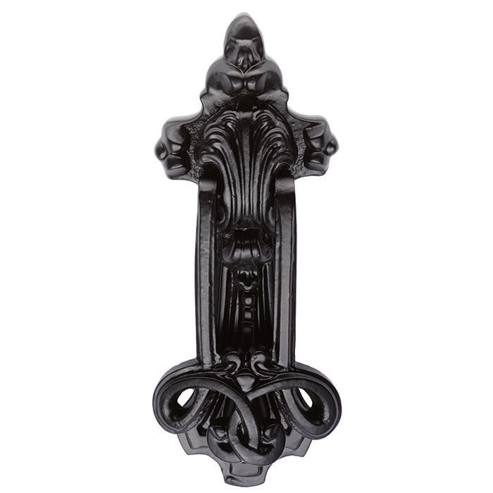 High quality image of Ludlow - Ornate Door Knocker - Black Antique | Sku. lf5591 | Trade Door Handles.