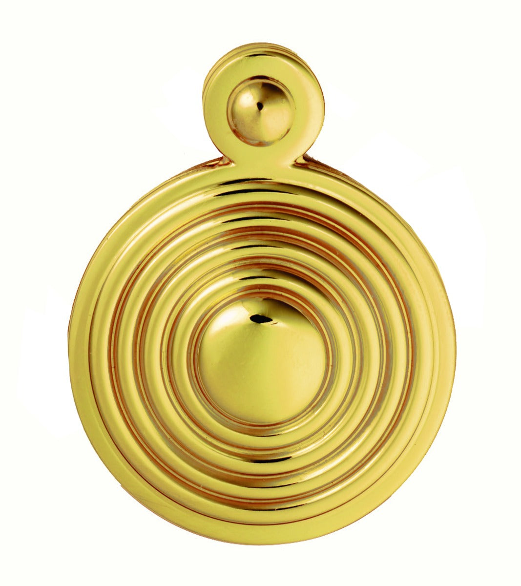High quality image of Carlisle Brass - Queen Anne Covered Escutcheon - Polished Brass | Sku. m1000 | Trade Door Handles.
