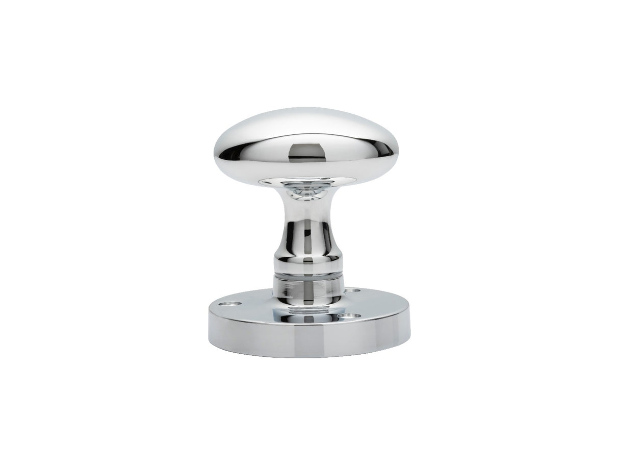 High quality image of Carlisle Brass - Oval Mortice Knob - Polished Chrome | Sku. m34cp | Trade Door Handles.