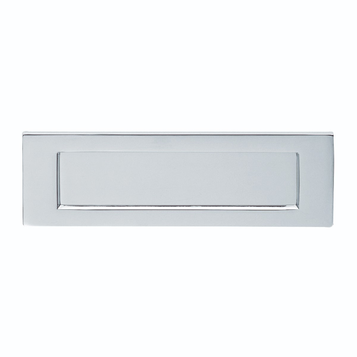 High quality image of Carlisle Brass - Plain Letter Plate 277.5 x 95mm - Polished Chrome | Sku. m36bcp | Trade Door Handles.