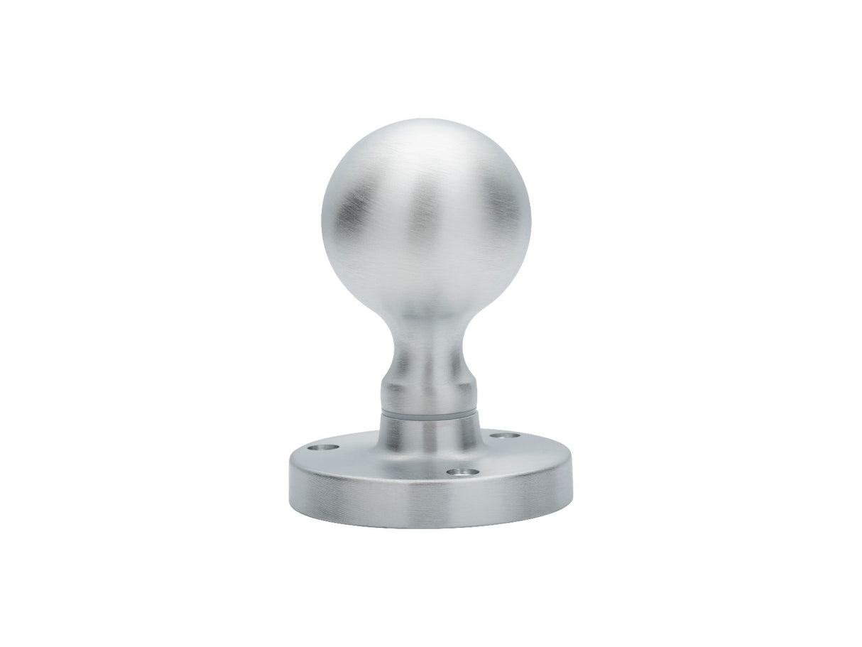 High quality image of Carlisle Brass - Victorian Ball Mortice Knob - Satin Chrome | Sku. m48scp | Trade Door Handles.