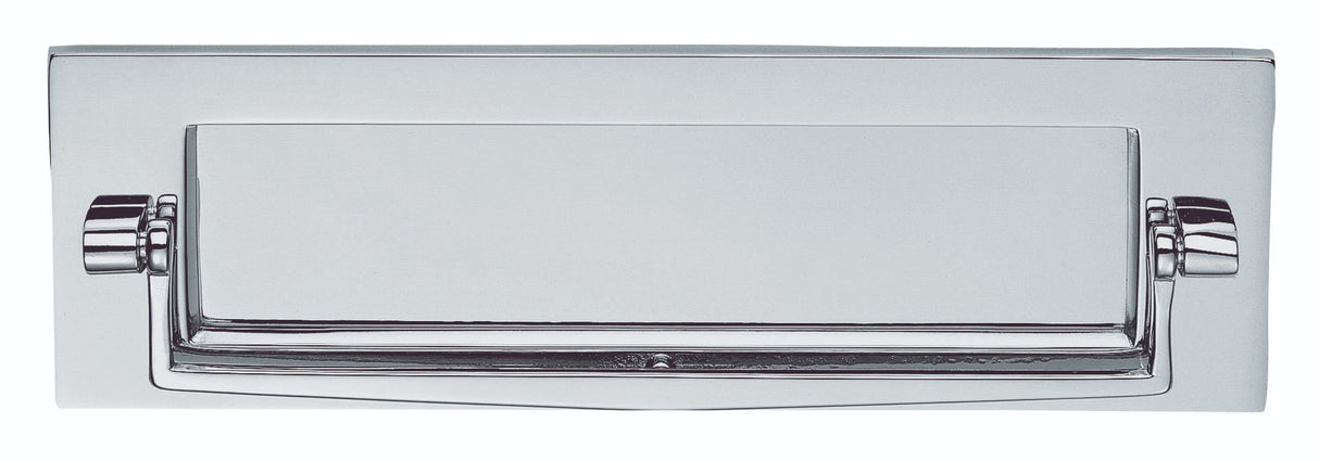 High quality image of Carlisle Brass - Postal Knocker 256 x 80mm - Polished Chrome | Sku. m78cp | Trade Door Handles.