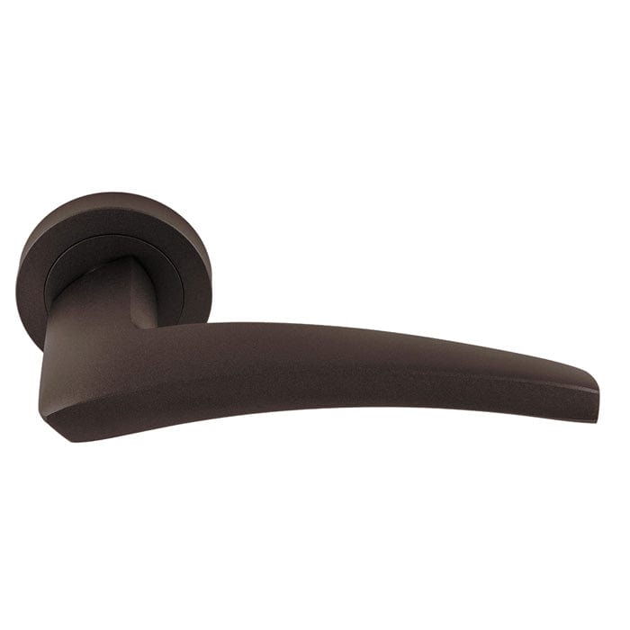 Manital Door Furniture Matt Bronze / Lever On Rose Manital - Dune lever on Round Rose - Matt Bronze