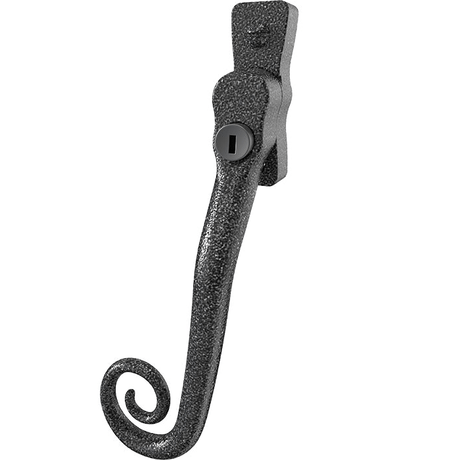Mila Window Furniture Heritage Pewter / Left Hand / Yes Mila Heritage Monkey Tail Casement Handle Heritage Pewter Left hand