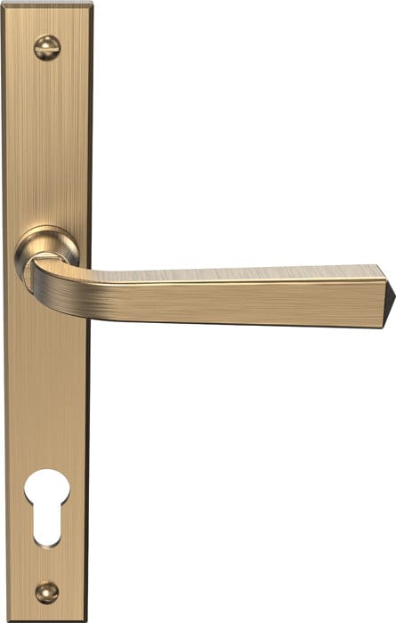 Mila Door Furniture Antique Bronze / Multi Point Lock Set Mila Heritage Multi-Point Locking Door Handle Antique Bronze