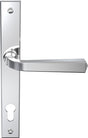 Mila Door Furniture Polished Chrome / Multi Point Lock Set Mila Heritage Multi-Point Locking Door Handle Polished Chrome