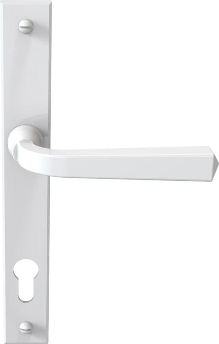 Mila Door Furniture White / Multi Point Lock Set Mila Heritage Multi-Point Locking Door Handle White