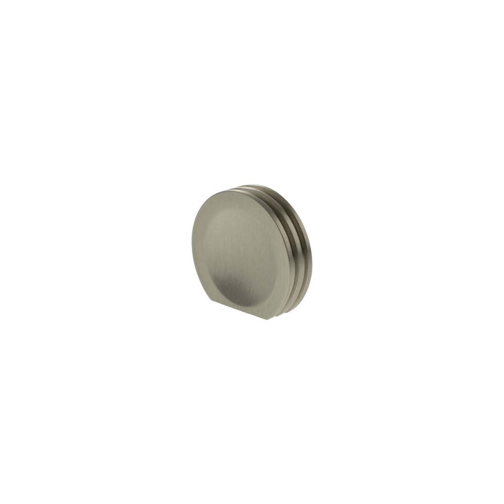 Millhouse Brass Cabinet Hardware Satin Nickel / Cabinet Knobs Millhouse Brass Battersea Linear Finger Pull Cabinet Knob Handle - Satin Nickel