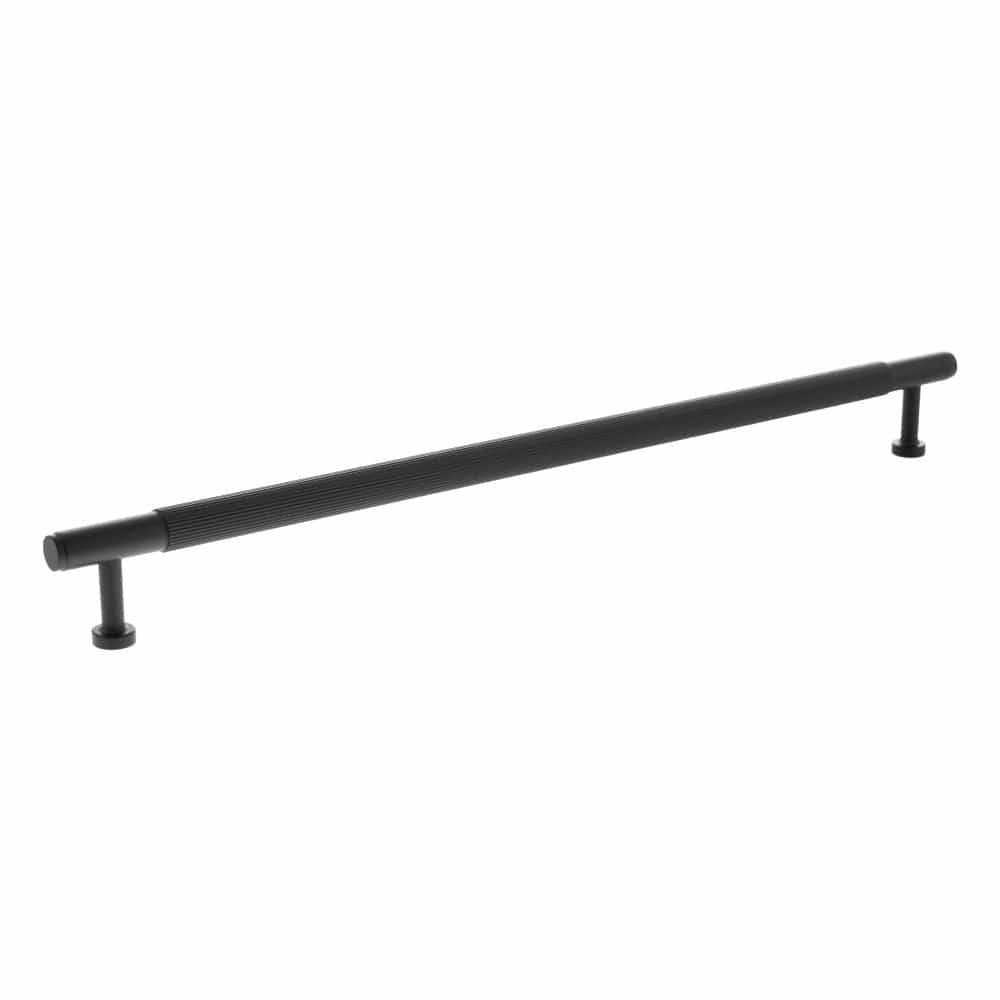 Millhouse Brass Cabinet Hardware Matt Black / Cabinet Pull Handles Millhouse Brass Battersea Linear T-Bar Cabinet Pull Handle 320mm - Matt Black