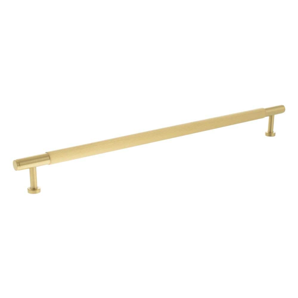 Millhouse Brass Cabinet Hardware Satin Brass / Cabinet Pull Handles Millhouse Brass Battersea Linear T-Bar Cabinet Pull Handle 320mm - Satin Brass