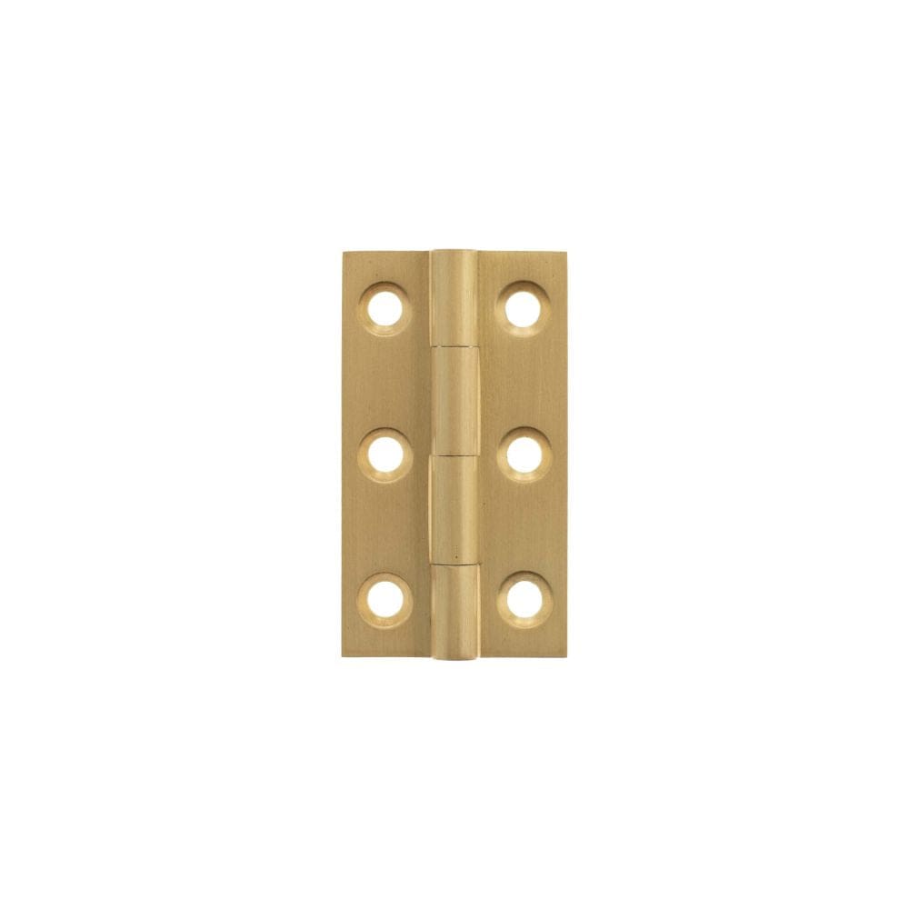 Millhouse Brass Cabinet Hardware Satin Brass / Cabinet Hinges / 2" (51mm) Millhouse Brass Cabinet Butt Hinges 50mm x 28mm x 2mm - Satin Brass