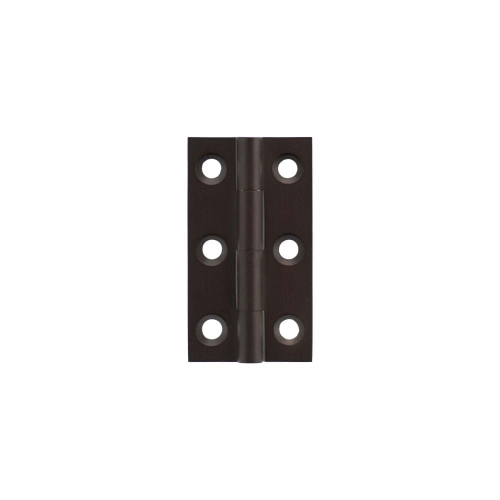 Millhouse Brass Cabinet Hardware Urban Dark Bronze / Cabinet Hinges / 2" (51mm) Millhouse Brass Cabinet Butt Hinges 50mm x 28mm x 2mm - Urban Dark Bronze