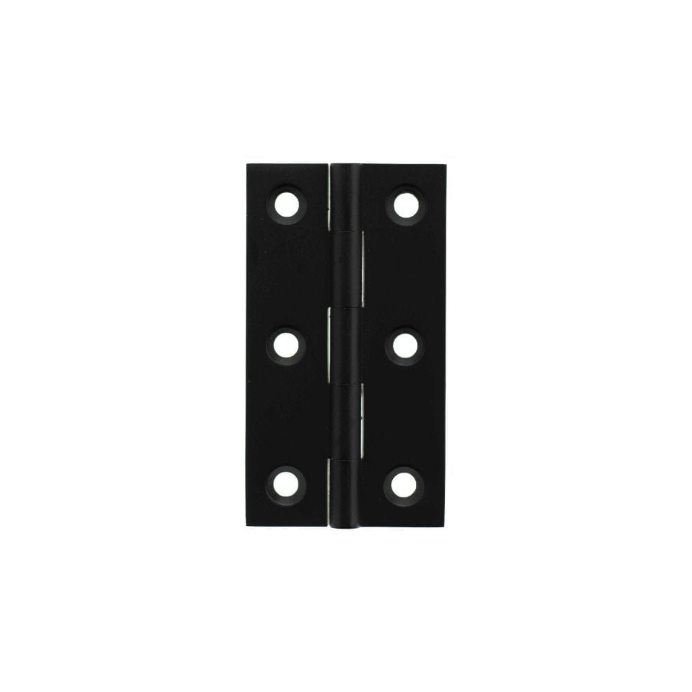 Millhouse Brass Cabinet Hardware Matt Black / Cabinet Hinges / 2.5" (64mm) Millhouse Brass Cabinet Butt Hinges 64mm x 35mm x 2mm - Matt Black