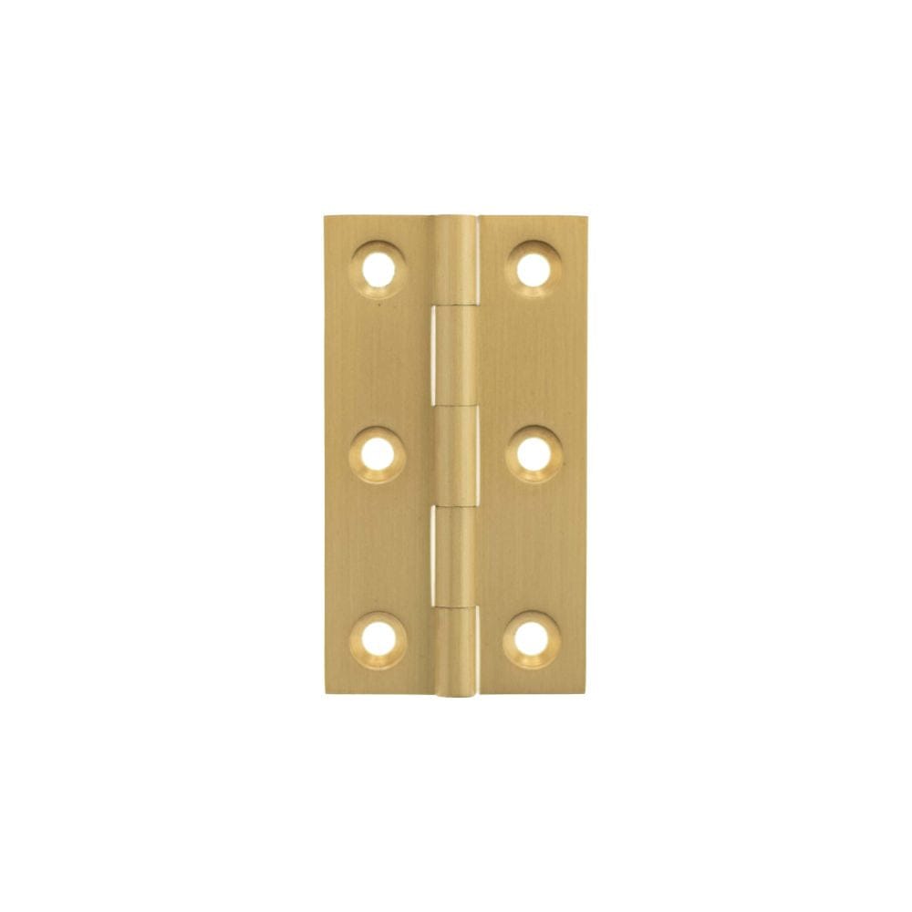 Millhouse Brass Cabinet Hardware Satin Brass / Cabinet Hinges / 2.5" (64mm) Millhouse Brass Cabinet Butt Hinges 64mm x 35mm x 2mm - Satin Brass