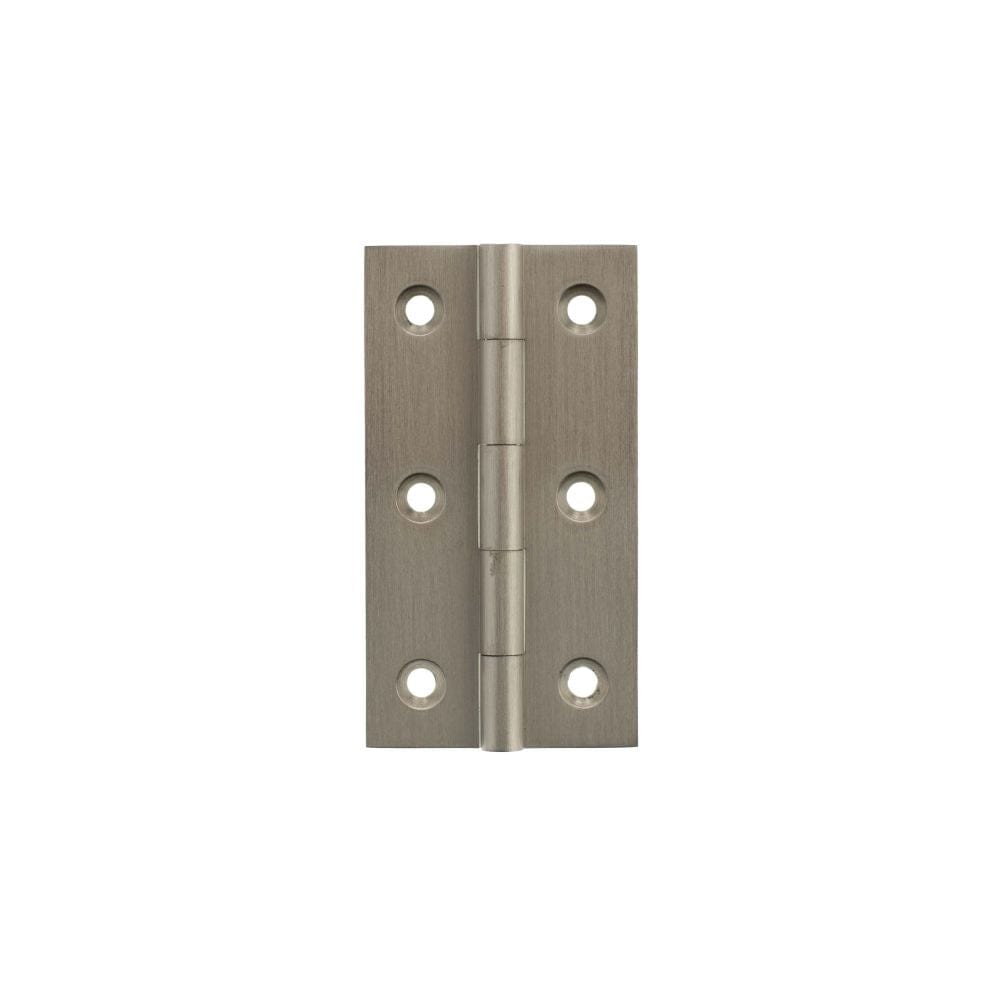 Millhouse Brass Cabinet Hardware Satin Nickel / Cabinet Hinges / 3" (76mm) Millhouse Brass Cabinet Butt Hinges 75mm x 41mm x 2mm - Satin Nickel
