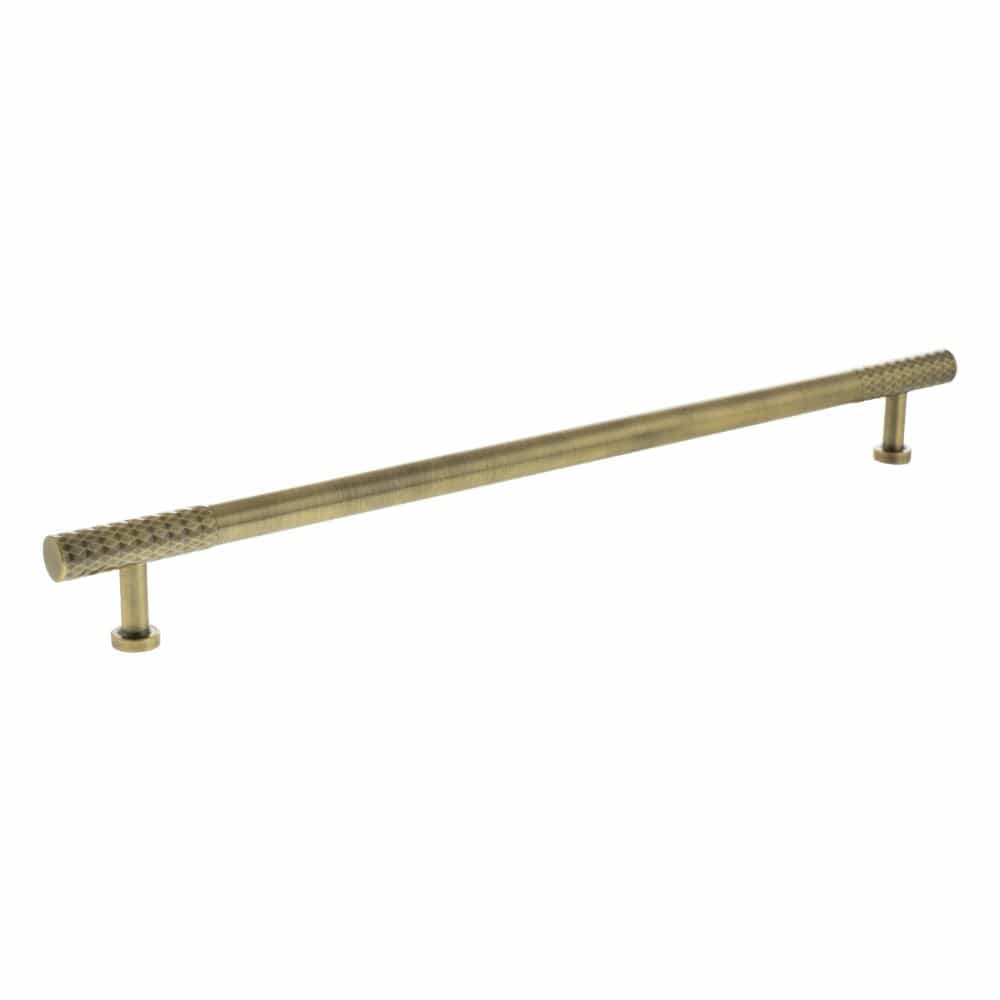 Millhouse Brass Cabinet Hardware Antique Brass / Cabinet Pull Handles Millhouse Brass Chrysler Diamond T-Bar Cabinet Pull Handle 320mm - Antique Brass