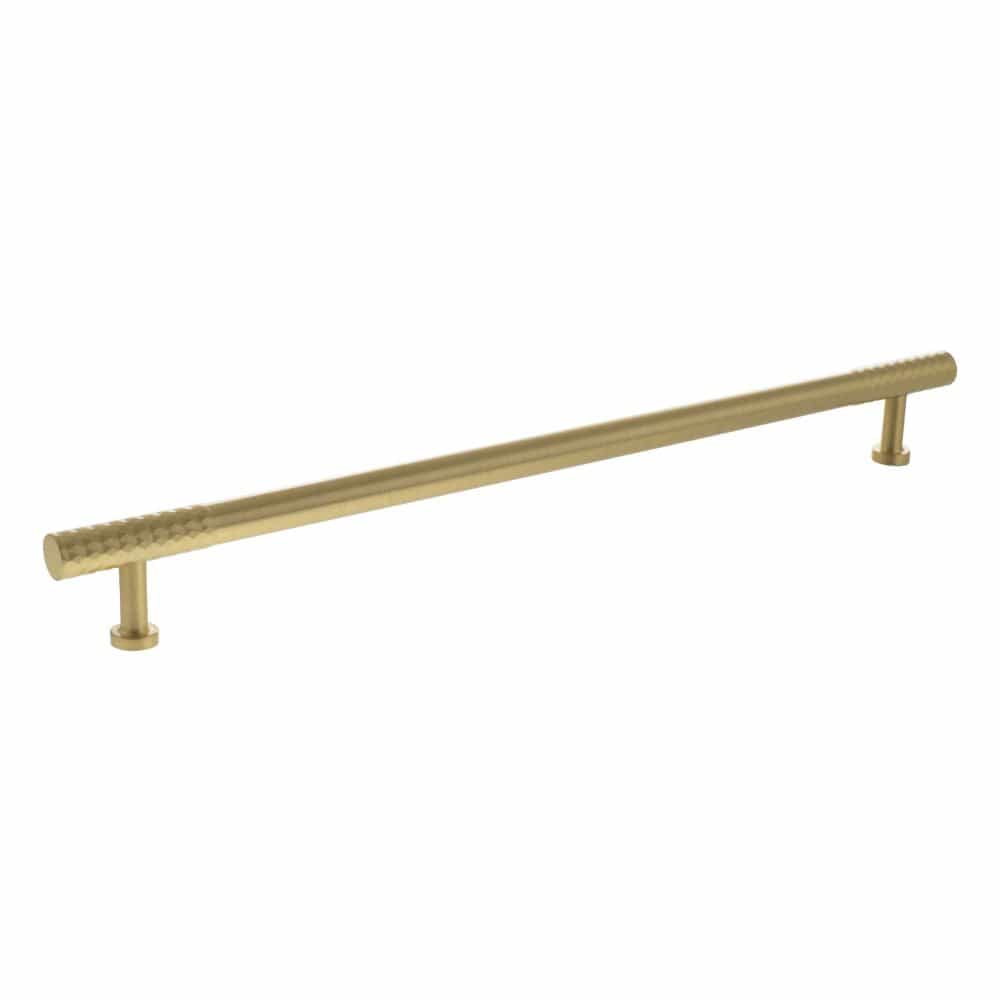 Millhouse Brass Cabinet Hardware Satin Brass / Cabinet Pull Handles Millhouse Brass Chrysler Diamond T-Bar Cabinet Pull Handle 320mm - Satin Brass