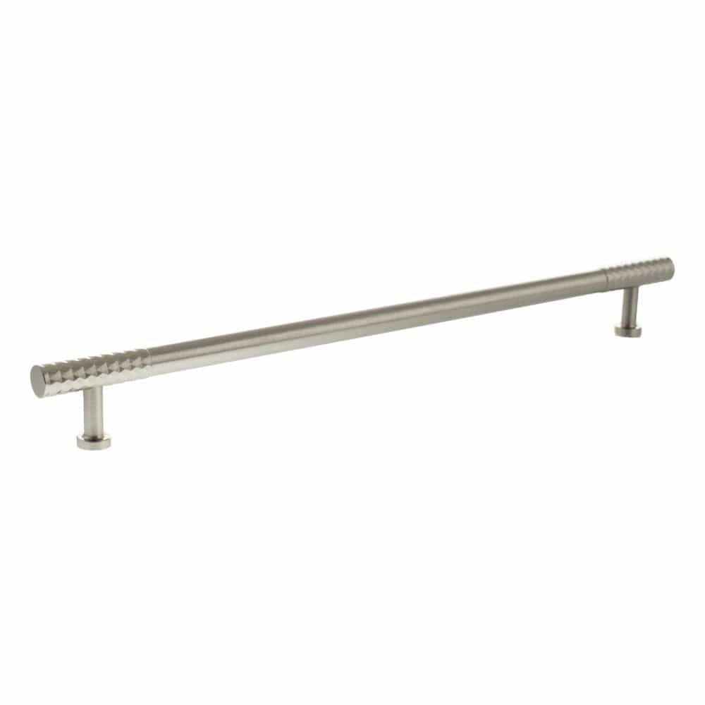 Millhouse Brass Cabinet Hardware Satin Nickel / Cabinet Pull Handles Millhouse Brass Chrysler Diamond T-Bar Cabinet Pull Handle 320mm - Satin Nickel