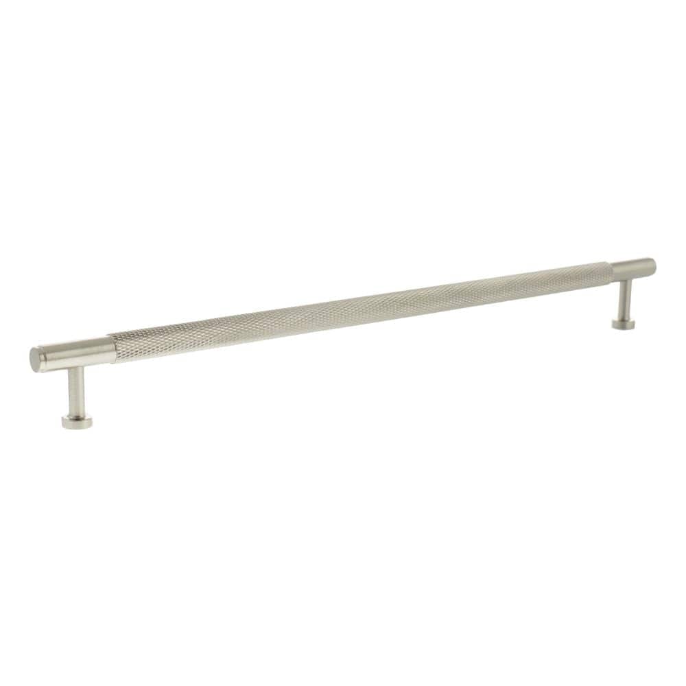 Millhouse Brass Cabinet Hardware Satin Nickel / Cabinet Pull Handles Millhouse Brass Eiffel Knurled T-Bar Cabinet Pull Handle 320mm - Satin Nickel
