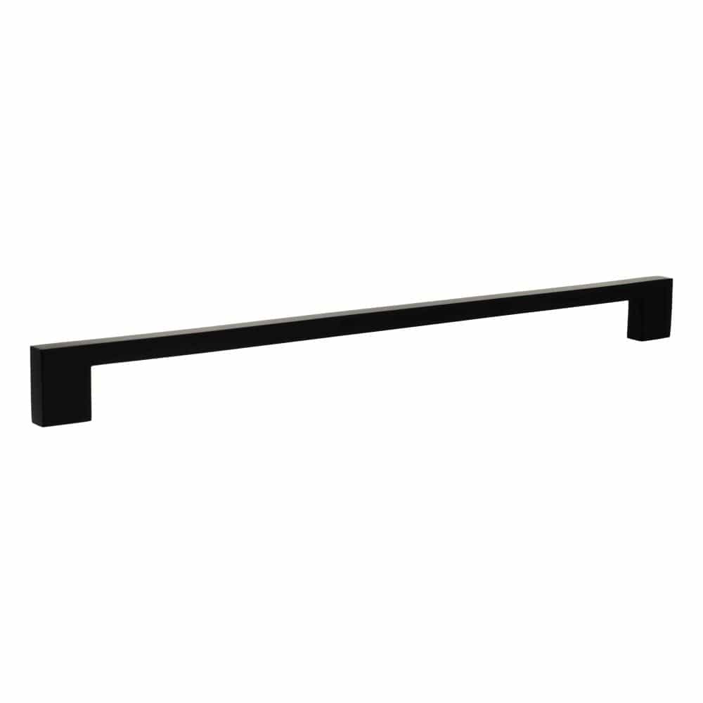 Millhouse Brass Cabinet Hardware Matt Black / Cabinet Pull Handles Millhouse Brass Empire Slim Cabinet Pull Handle 320mm - Matt Black