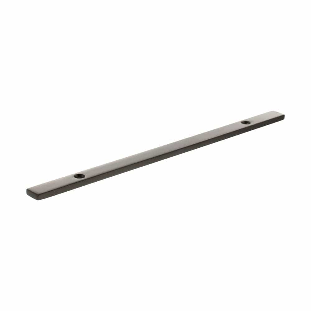 Millhouse Brass Cabinet Hardware Urban Dark Bronze / Backplate Only Millhouse Brass Long Narrow Cabinet Handle Backplate 160mm - Urban Dark Bronze