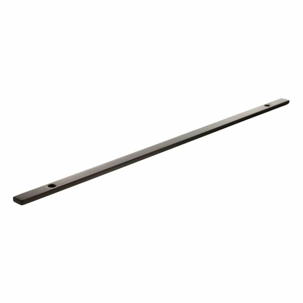 Millhouse Brass Cabinet Hardware Urban Dark Bronze / Backplate Only Millhouse Brass Long Narrow Cabinet Handle Backplate 320mm - Urban Dark Bronze