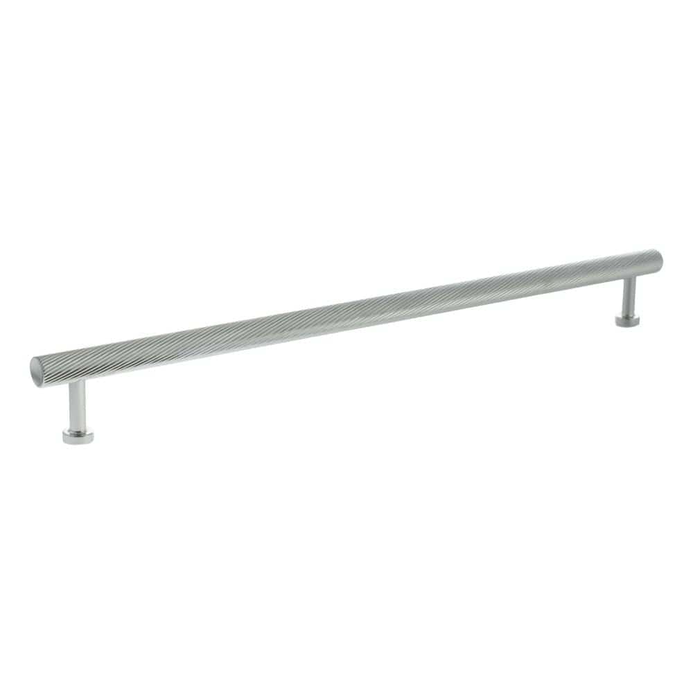 Millhouse Brass Cabinet Hardware Polished Chrome / Cabinet Pull Handles Millhouse Brass Paddington Spiral T-Bar Cabinet Pull Handle 320mm - Polished Chrome