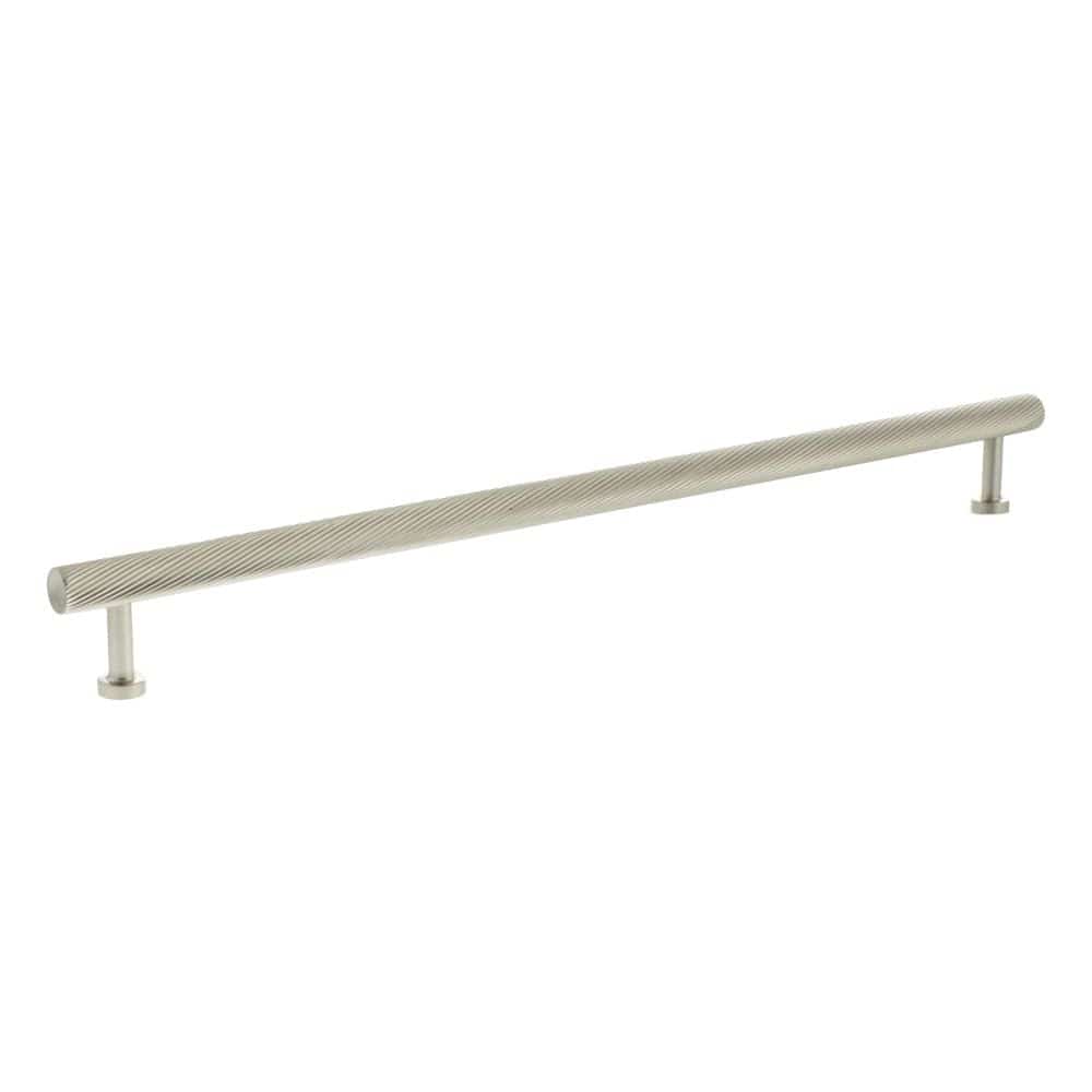 Millhouse Brass Cabinet Hardware Satin Nickel / Cabinet Pull Handles Millhouse Brass Paddington Spiral T-Bar Cabinet Pull Handle 320mm - Satin Nickel