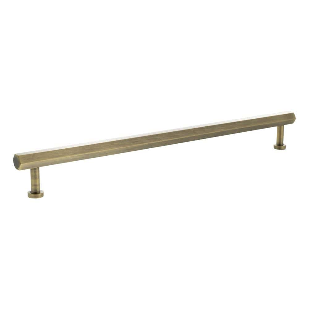 Millhouse Brass Cabinet Hardware Antique Brass / Cabinet Pull Handles Millhouse Brass Pennington Hexagonal T-Bar Cabinet Pull Handle 320mm - Antique Brass