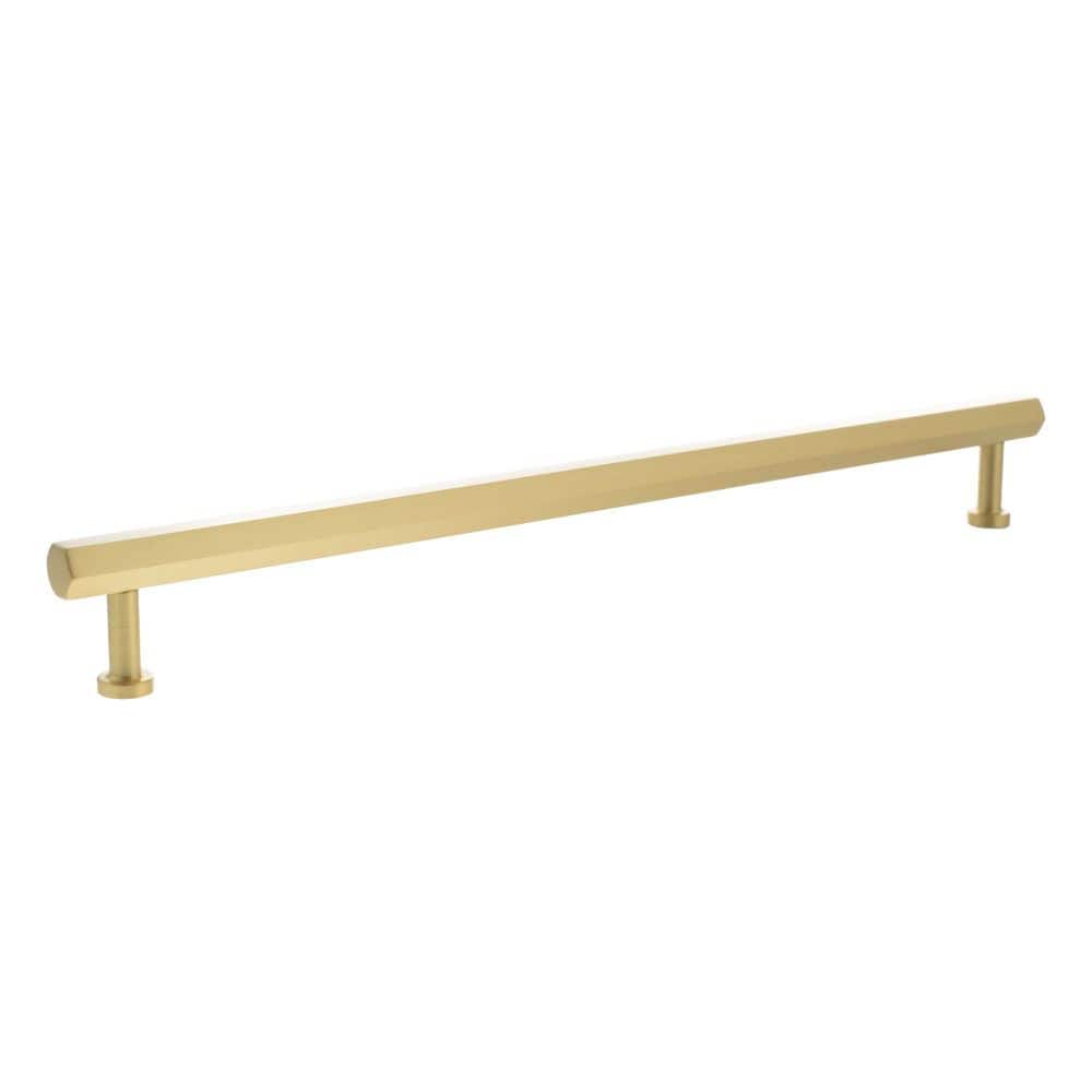 Millhouse Brass Cabinet Hardware Satin Brass / Cabinet Pull Handles Millhouse Brass Pennington Hexagonal T-Bar Cabinet Pull Handle 320mm - Satin Brass