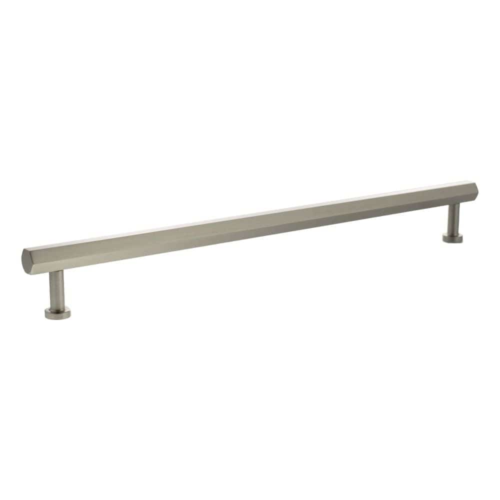 Millhouse Brass Cabinet Hardware Satin Nickel / Cabinet Pull Handles Millhouse Brass Pennington Hexagonal T-Bar Cabinet Pull Handle 320mm - Satin Nickel