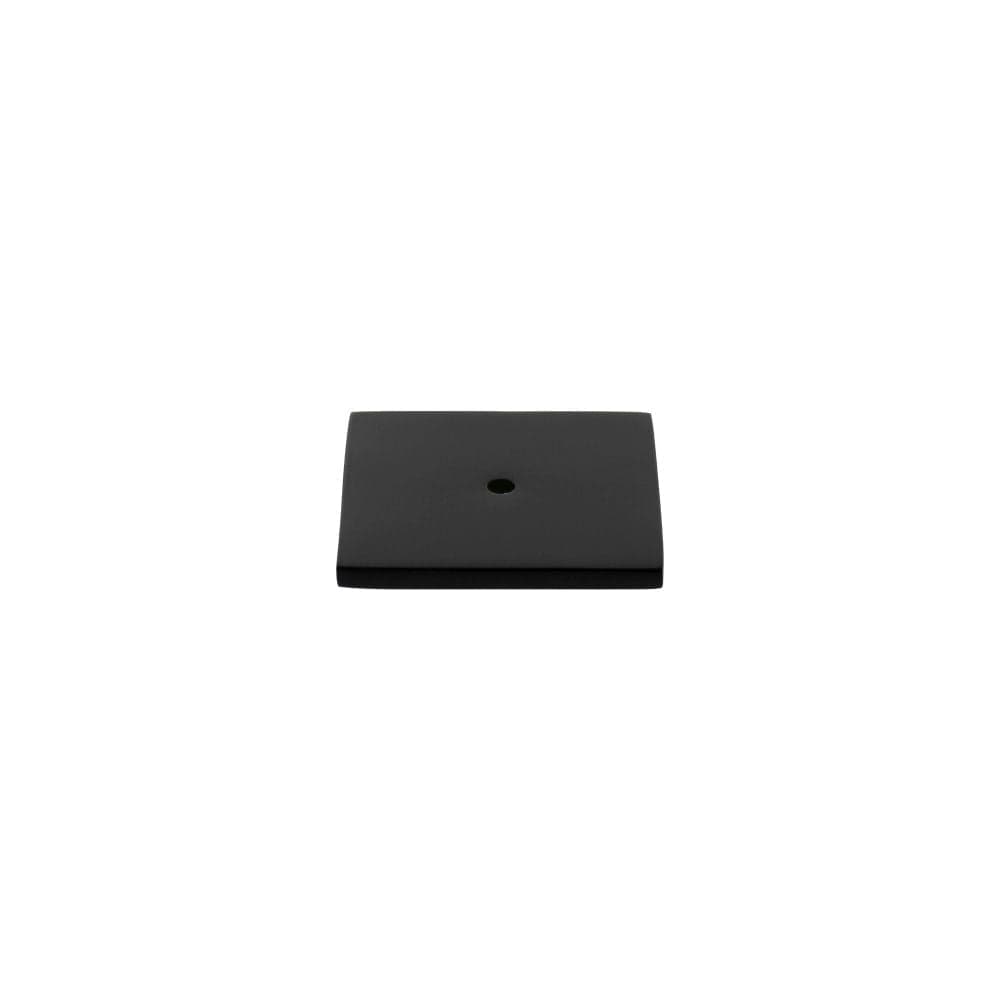 Millhouse Brass Cabinet Hardware Matt Black / Backplate Only Millhouse Brass Square Cabinet Handle Backplate - Matt Black