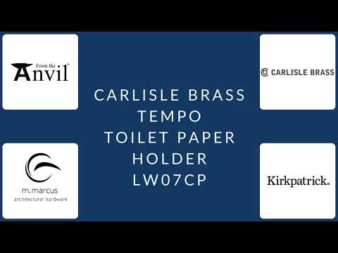 Carlisle Brass - Tempo Toilet Paper Holder - Polished Chrome
