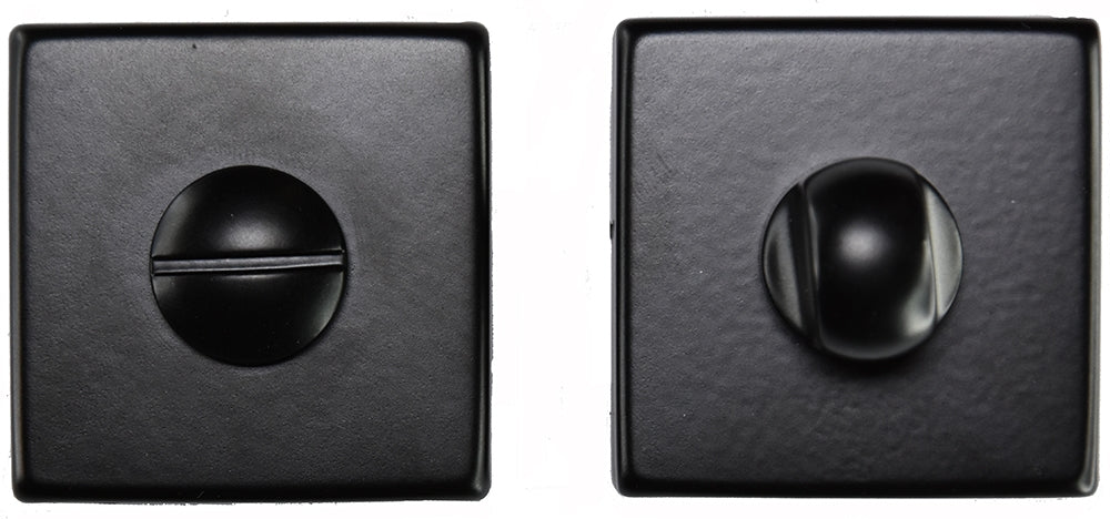 High quality image of Manital - Square Standard Turn and Release - Black | Sku. qt004blk | Trade Door Handles.