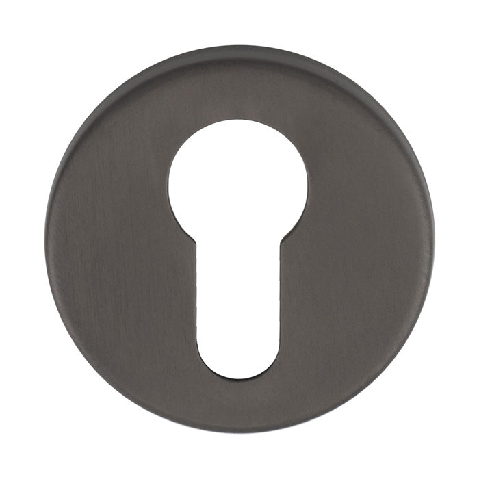 High quality image of Manital - Euro Profile Escutcheon-Anthracite | Sku.RE001ANT | Trade Door Handles.