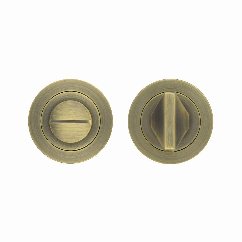 High quality image of the Rosso Maniglie - Turn and Release - Antique Brass | Sku. rm004ab | available to order from Trade Door Handles.