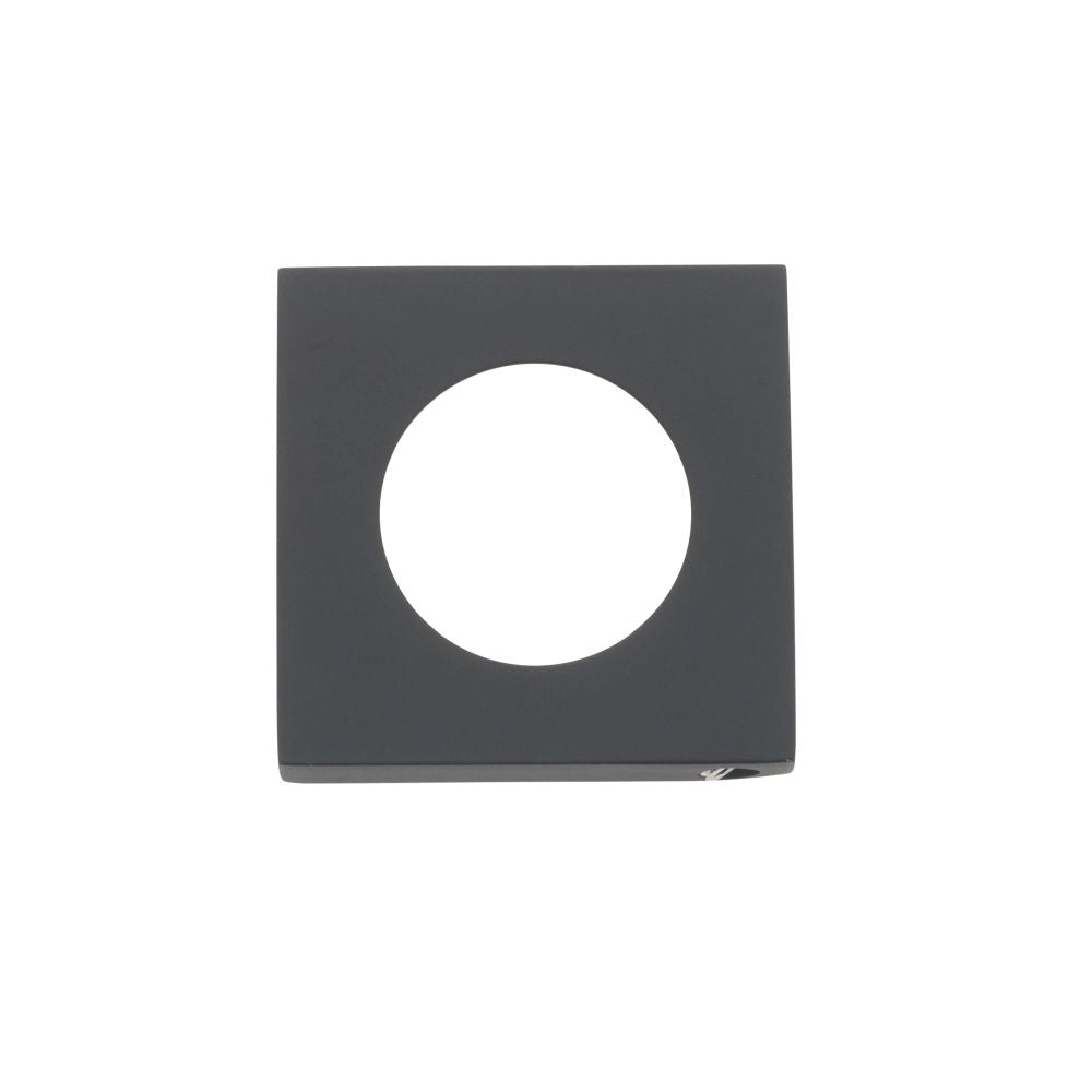 High quality image of the Rosso Maniglie - Rosso Maniglie - Spare Square Rose Pack - Oscuro Matt Black | Sku. rmsqsromb | available to order from Trade Door Handles.