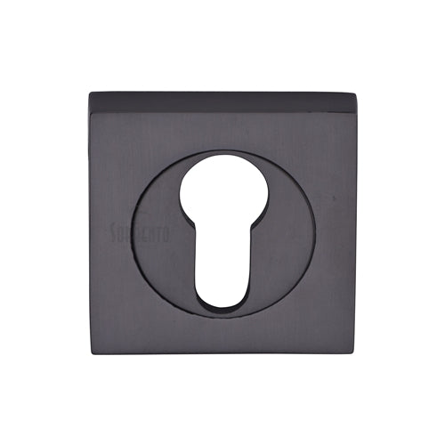 Sorrento Euro Square Escutcheon Matt Bronze on Zinc Finish