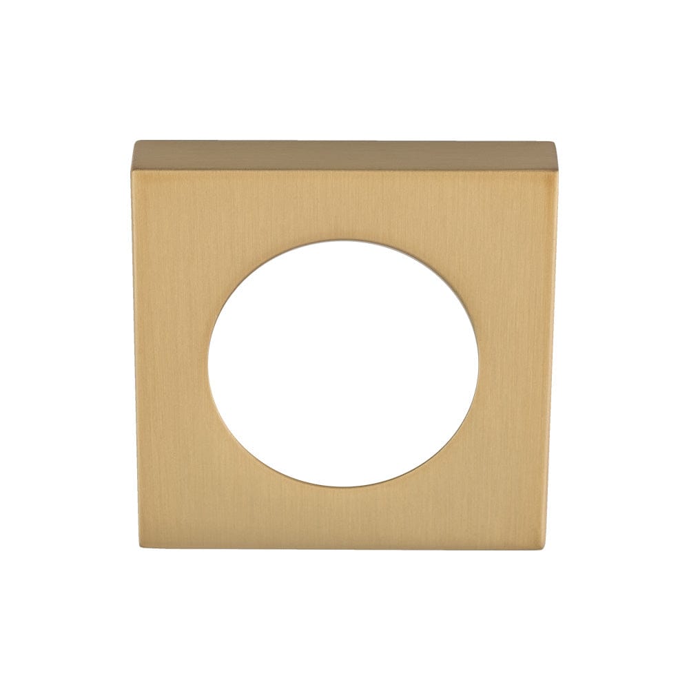 Serozzetta Door Furniture Satin Brass / Rose Pack Serozzetta - Square Outer Rose Cover Pack - Satin Brass