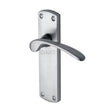 Sorrento Door Furniture Satin Chrome / Latch Handles Sorrento - Door Handle Lever Latch Luca Design Satin Chrome Finish