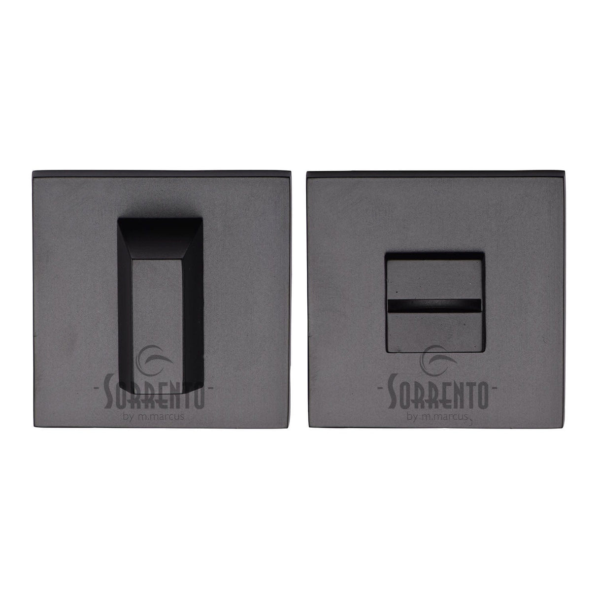 Sorrento Door Furniture Matt Black / No Sorrento - Turn & Release 5mm Square Matt Black