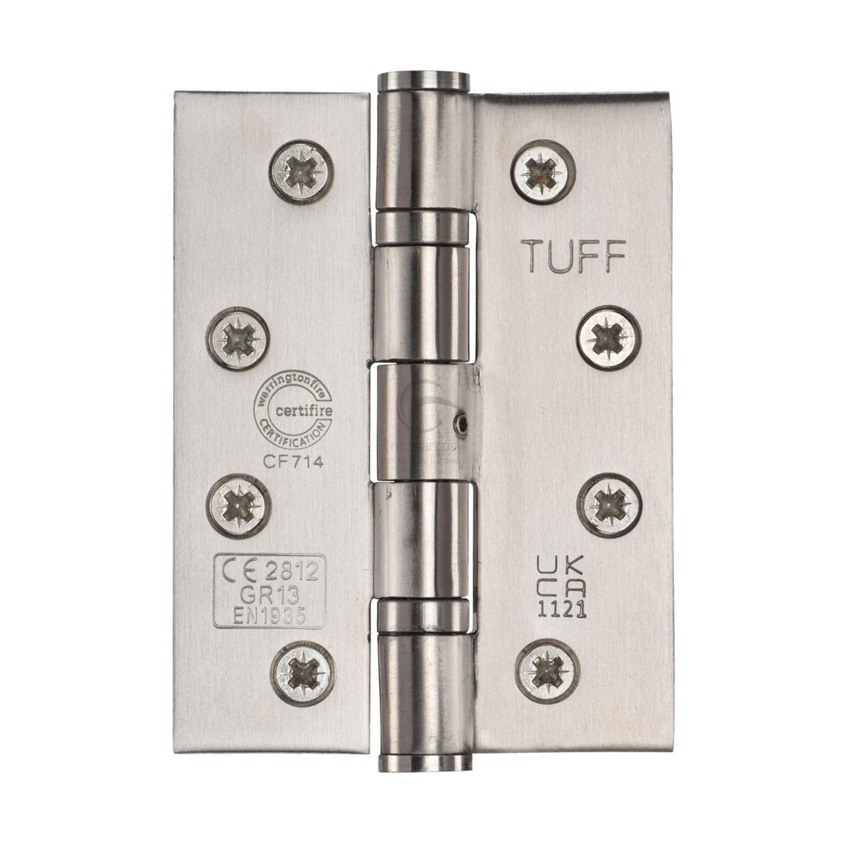 Steel Line Door Furniture Satin Steel Steel Line - Stainless Steel Line Hinge SS-4X3 - Satin Steel